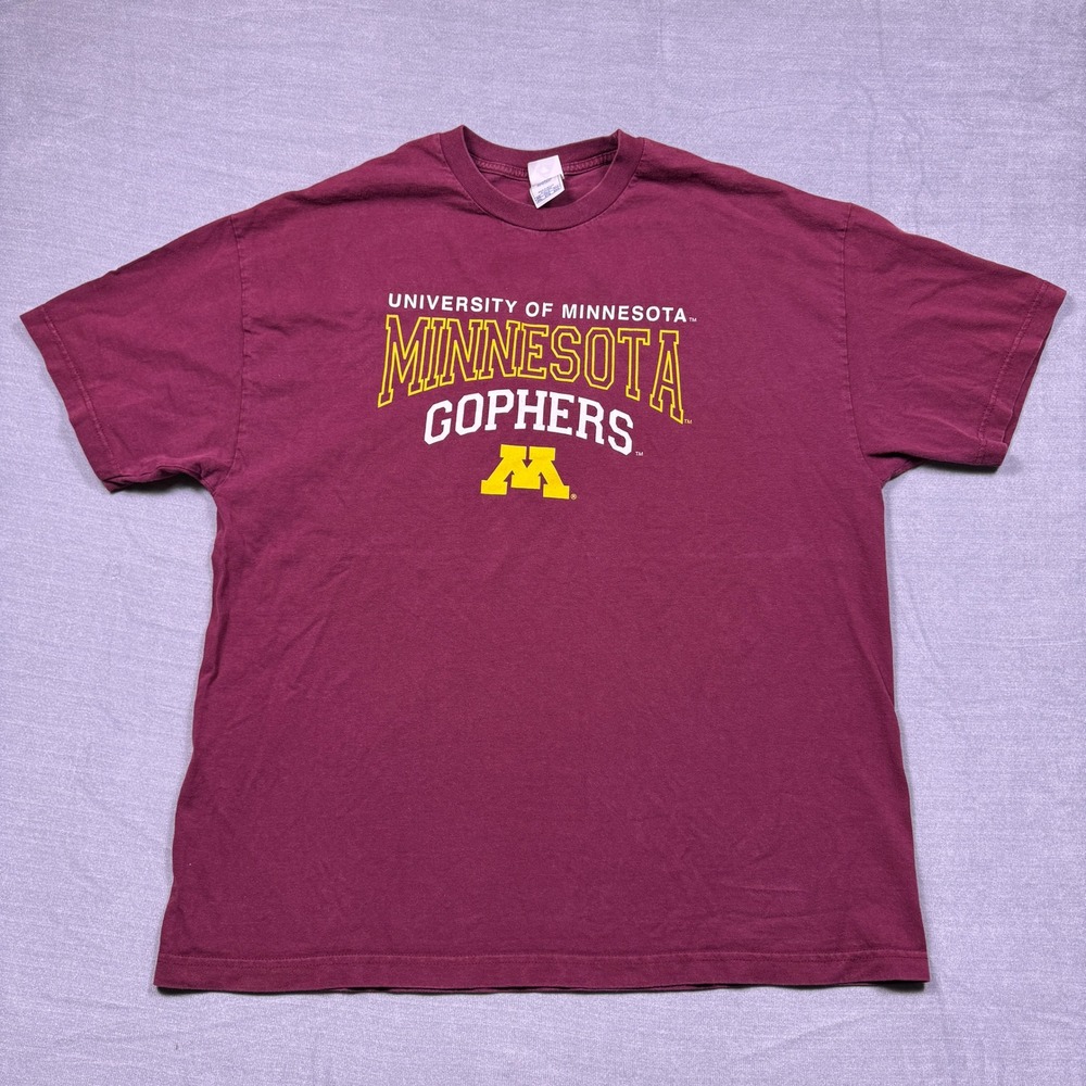 VTG‎ University of Minnesota Gophers Maroon T Shirt Mens 2XL Alstyle Apparel